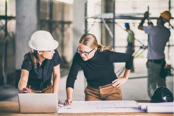 Commercial office construction design